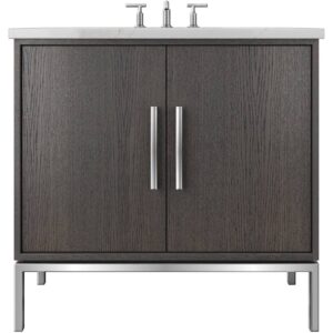 Vander 48″ Rift White Oak Single Bath Vanity In Gray Weathered