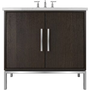 Vander 48″ Rift White Oak Single Bath Vanity In Rich Brown