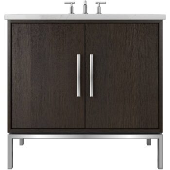 Vander 48" Rift White Oak Single Bath Vanity In Rich Brown