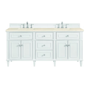 Lorelai 72" Double Vanity, Bright White