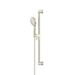 Riobel Handshower Set With 29" Slide Bar and 5-Function Handshower In Polished Nickel