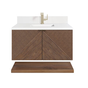 Marcello 36" Single Vanity, Chestnut