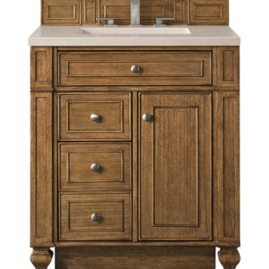 Bristol 30" Single Vanity, Saddle Brown