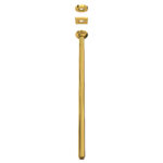 ROHL 24" Ceiling Mount Shower Arm In Unlacquered Brass