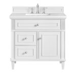 Lorelai 36" Single Vanity, Bright White