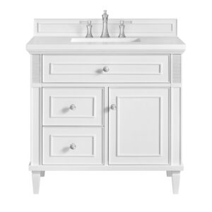 Lorelai 36″ Single Vanity, Bright White