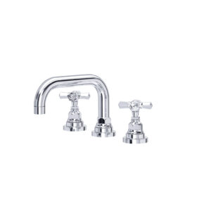 ROHL San Giovanni™ Widespread Lavatory Faucet With U-Spout In Polished Chrome