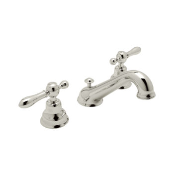 ROHL Arcana™ Widespread Lavatory Faucet With C-Spout In Polished Nickel