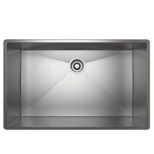 ROHL Forze™ 30″ Single Bowl Stainless Steel Kitchen Sink In Brushed Stainless Steel