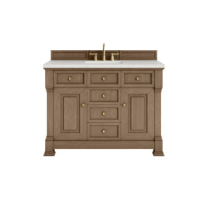 Brookfield 48" Single Vanity, Pecan