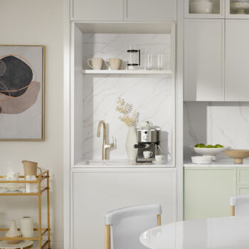 Blanco Rivana Pull-Down Bar Faucet 1.5 GPM - Satin Gold - Image 4