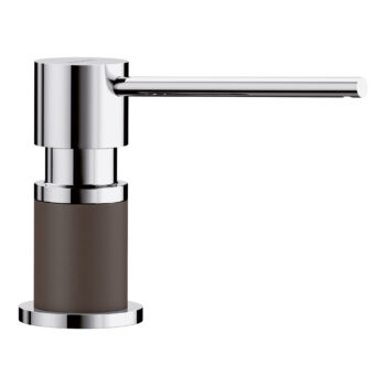 Blanco Lato Soap Dispenser - Chrome/Café