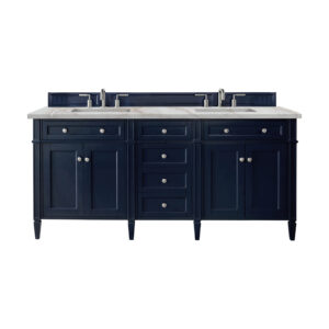 Brittany 72" Double Vanity, Victory Blue