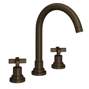 ROHL Lombardia® Widespread Lavatory Faucet With C-Spout In Tuscan Brass