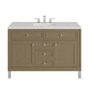 Chicago 48" Single Vanity, Walnut Whisper