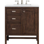 Addison 30" Single Vanity, Mid-Century Acacia