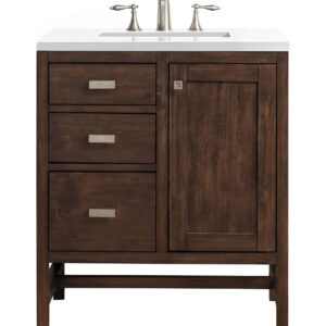 Addison 30″ Single Vanity, Mid-Century Acacia