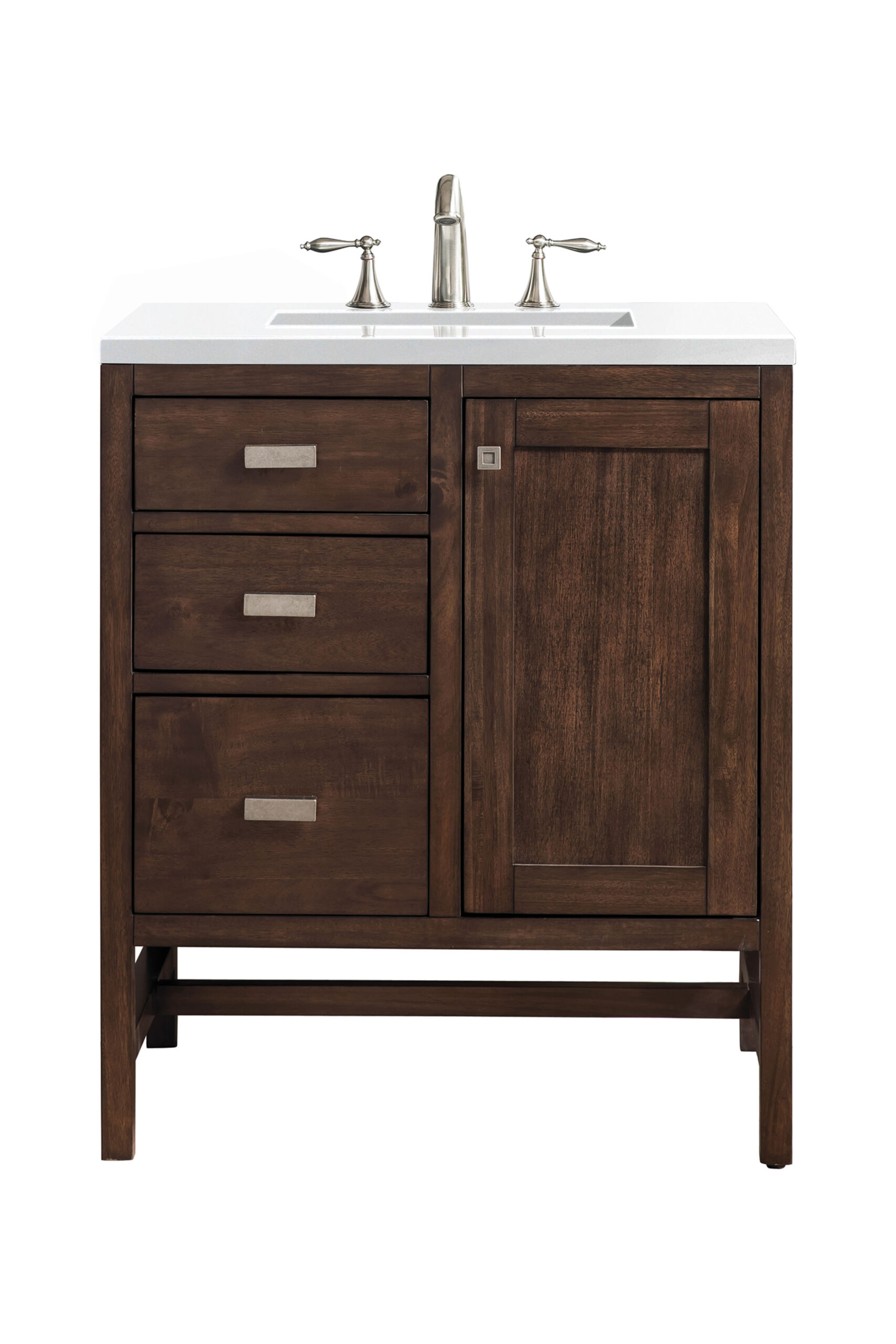 Addison 30" Single Vanity, Mid-Century Acacia