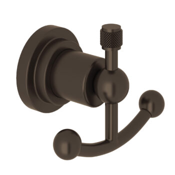 ROHL Campo™ Double Robe Hook In Tuscan Brass