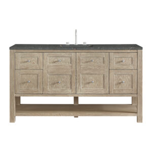 Breckenridge 60" Single Vanity, Whitewashed Oak