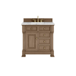 Brookfield 36" Single Vanity, Pecan