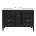 Myrrin 48" Single Vanity, Carbon Oak