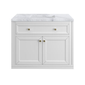 Chicago 36" Single Vanity, Glossy White