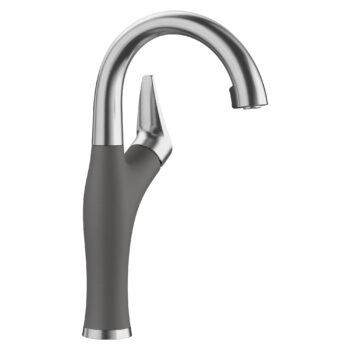 Blanco Artona Pull-Down Dual-Spray Bar Faucet 1.5 GPM - PVD Steel/Cinder