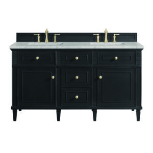 Lorelai 60" Double Vanity, Black Onyx
