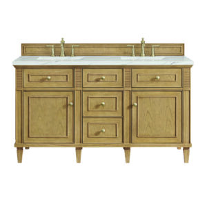 Lorelai 60" Double Vanity, Light Natural Oak