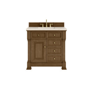 Brookfield 36" Single Vanity, Honey Oak