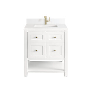 Breckenridge 30" Single Vanity, Bright White