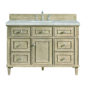 Lorelai 48" Single Vanity, Whitewashed Oak