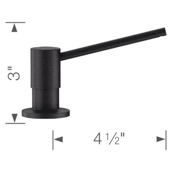 Blanco Torre Soap Dispenser - Anthracite - Image 4