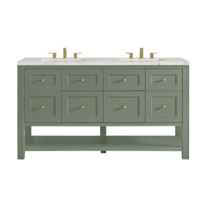 Breckenridge 60" Double Vanity, Smokey Celadon