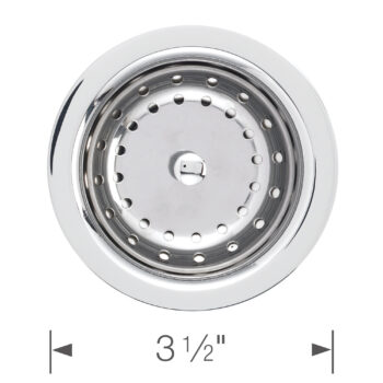 Blanco Deluxe Steel Strainer - Chrome - Image 3
