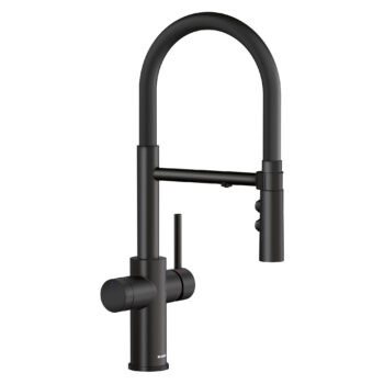 Blanco Catris Flexo Filter-Ready Semi-Pro Pull-Down Dual-Spray Kitchen Faucet 1.5 GPM - Matte Black