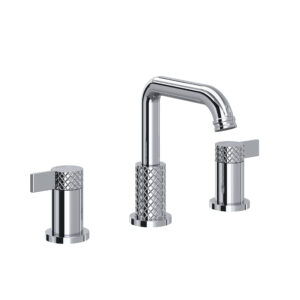 ROHL Tenerife™ Widespread Lavatory Faucet With U-Spout In Polished Chrome