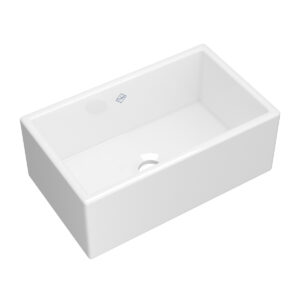 Rohl Shaker™ 30” Single Bowl Farmhouse Apron Front Fireclay Kitchen Sink