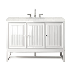 Athens 48" Single Vanity, Glossy White