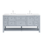 Breckenridge 72" Double Vanity, Serenity Blue