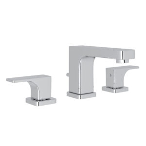 ROHL Quartile™ Widespread Lavatory Faucet In Polished Chrome