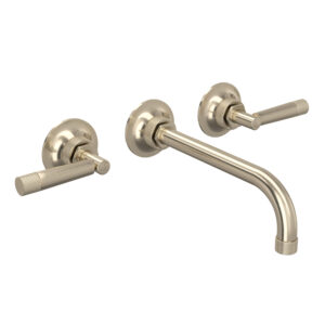 ROHL Graceline® Wall Mount Lavatory Faucet Trim In Satin Nickel