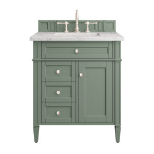 Brittany 30" Single Vanity, Smokey Celadon