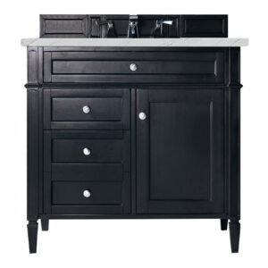 Brittany 36" Single Vanity, Black Onyx