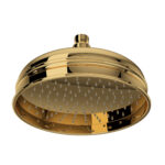 ROHL 9" Rain Showerhead In Italian Brass