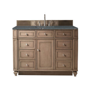 Bristol 48" Single Vanity, Whitewashed Walnut