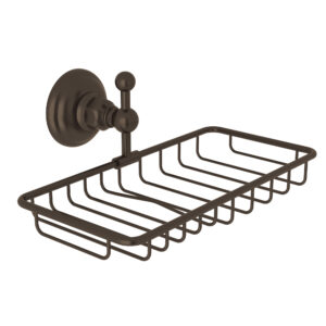 ROHL Soap Basket In Tuscan Brass