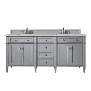 Brittany 72" Double Vanity, Urban Gray