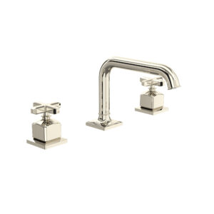 ROHL Apothecary™ Widespread Lavatory Faucet With U-Spout In Polished Nickel